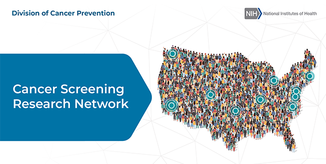 NCI Cancer Screening Research Network map with US sites